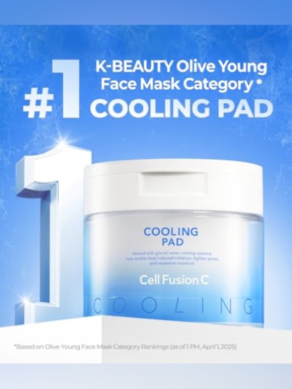 BRAND NEW Cell Fusion C Cooling Pads Hydrating & Cooling Korean Toner 70 Pads